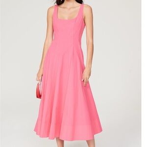 Staud Wells Dress in Pink